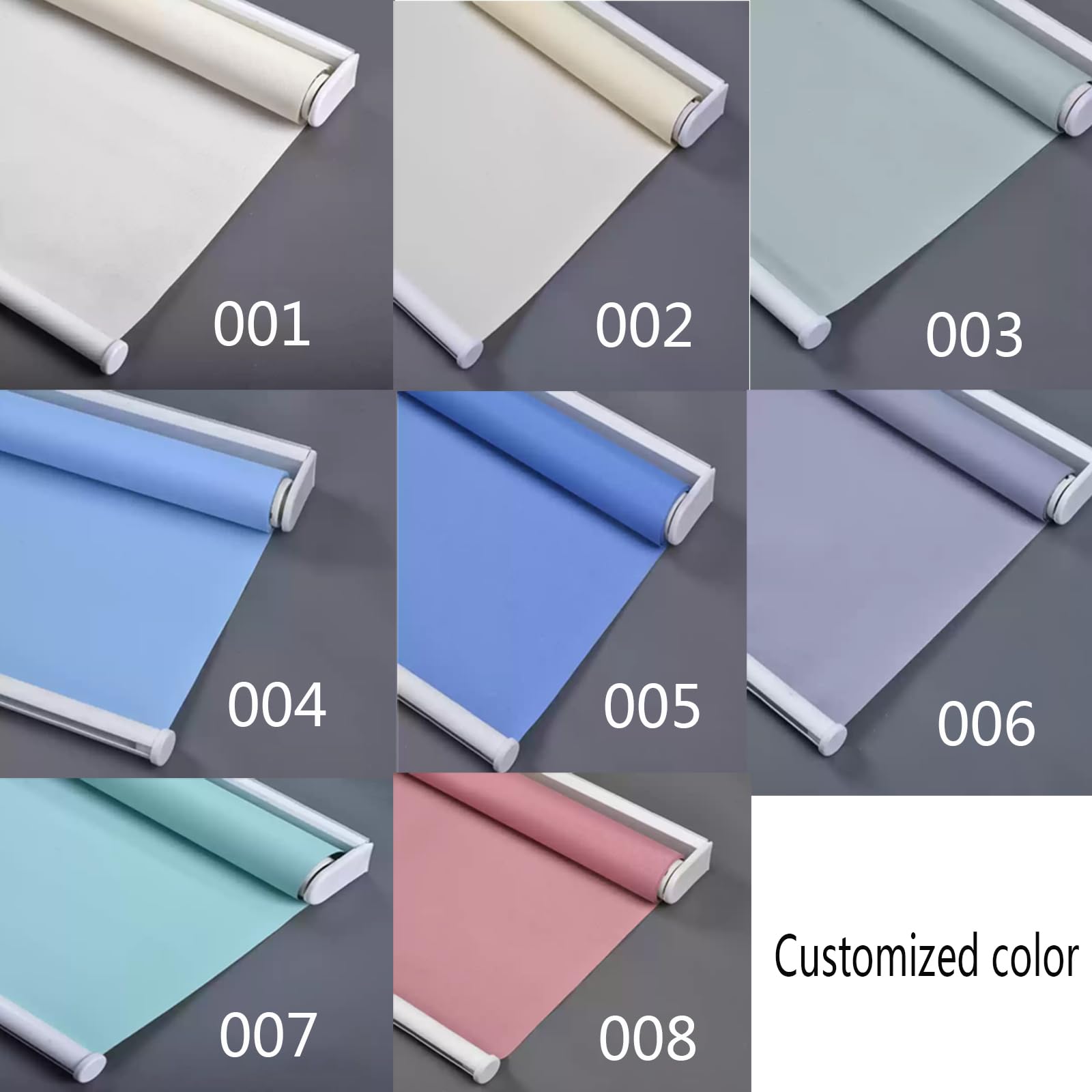 Tenda A Rullo A Senza Fili Con Molla,Tende Avvolgibile Isolante Termico per Finestre,Impermeabile,per Soggiorno,Camera da Letto,Personalizzate,Larghezza x Altezza (160cm x 140cm)