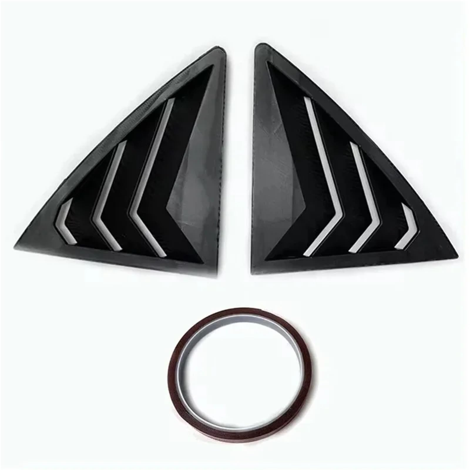 Spoiler Migawki Tylnej Szyby Pasuje do Toyoty Corolli 2007-2013, naklejki na tylną żaluzję, boczną osłonę okna, wlot powietrza ABS(Carbon)
