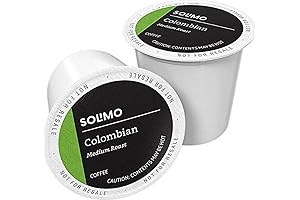 Amazon Brand - Solimo Colombian Medium Roast Coffee Pods for Keurig 2.0...