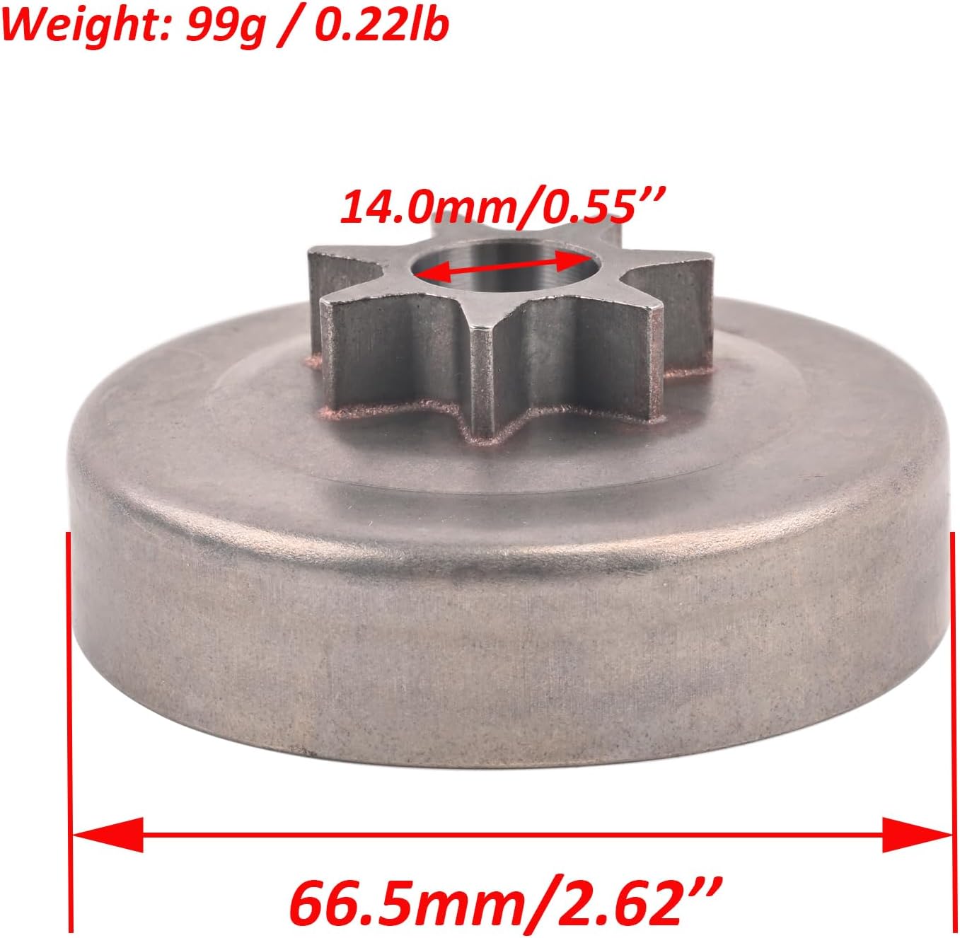 0.325'' x 7 Teeth Clutch Drum Spur Sprocket With Needle Bearing For Partner Chainsaw 365 405 (PAT)