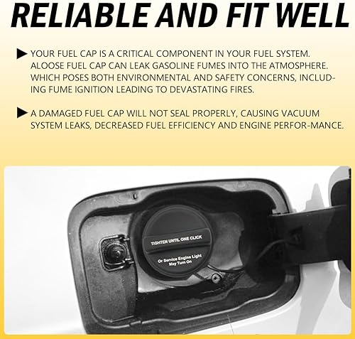 Miniatura 4 de Tapa de gasolina OEM # GT364,95292260 Tapa de llenado de depósito de combustible de repuesto para Buick Chevy-2013-2021 Chevy TraxBuick