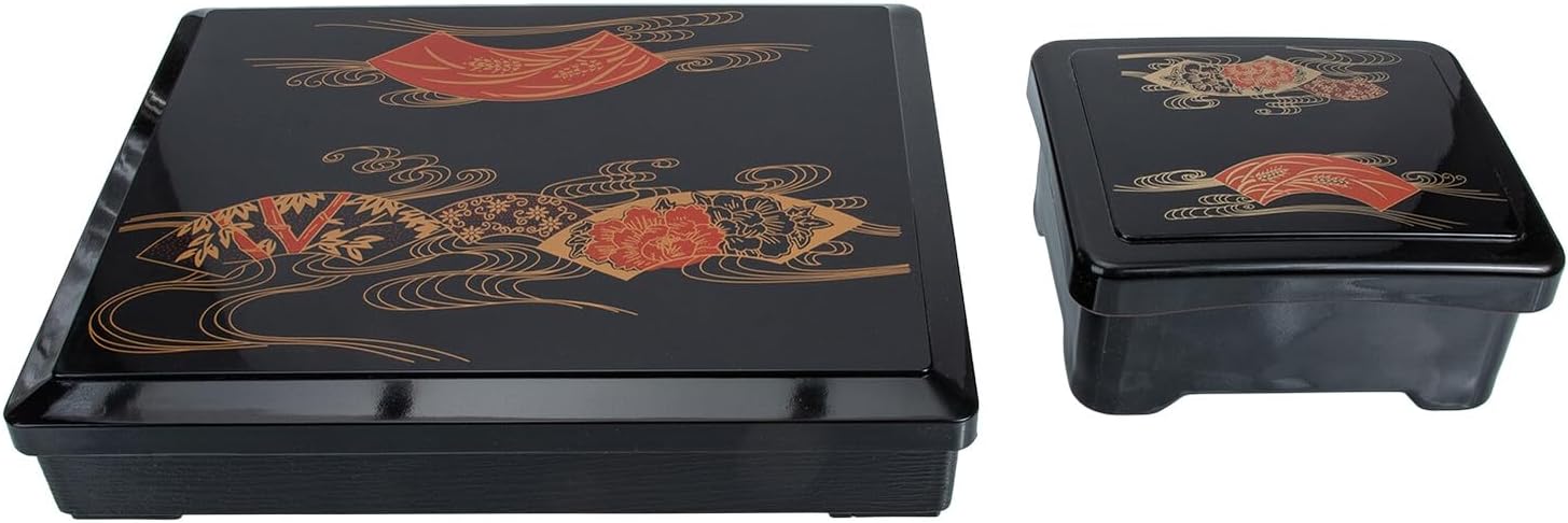 2 Sets Portable Bento Boxes with Compartments, Abs Meal Prep Containers and Sealed Lunch Storage Boxes for Sushi and Eel, Leak-resistant Food Containers for Travel and Office