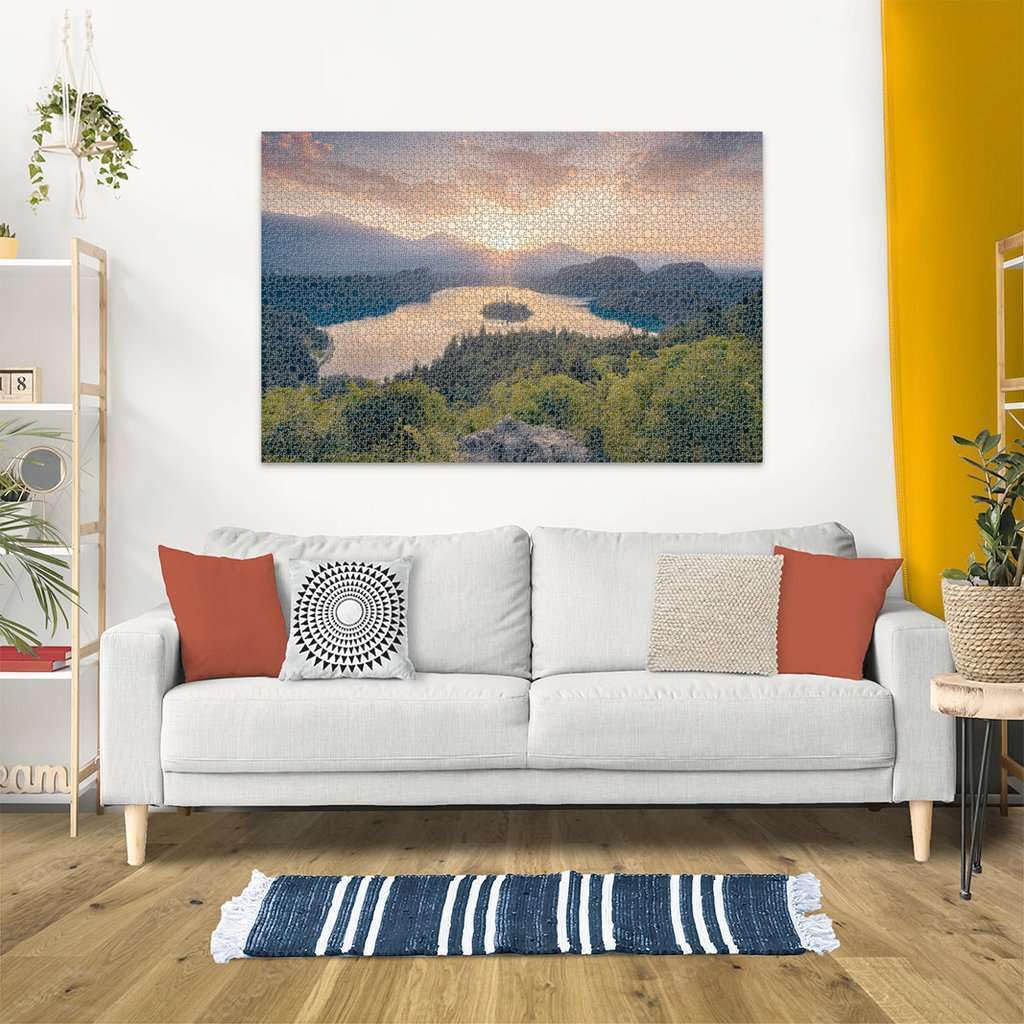 Ravensburger - Puzzle Adulte - Puzzle 3000 pièces - Lac de Bled, Slovénie - Adultes et Enfants à partir de 14 Ans - Puzzle de qualité supérieure fabriqué en Europe - Évasion - 17445