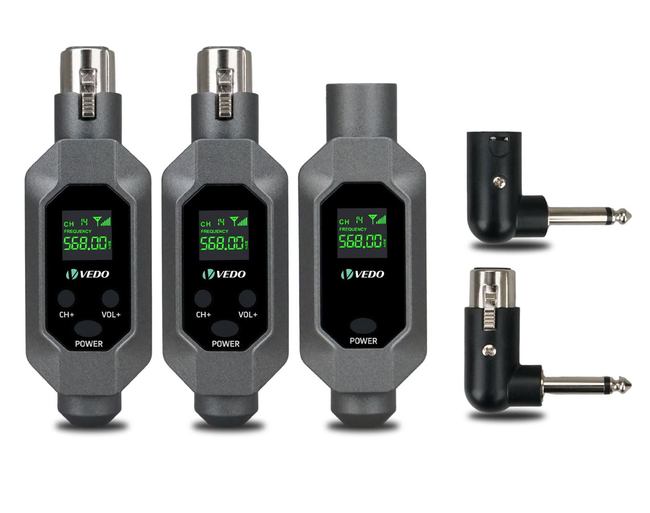 Conversor de microfone Transmissor e receptor XLR Sistema sem fio para microfone dinâmico