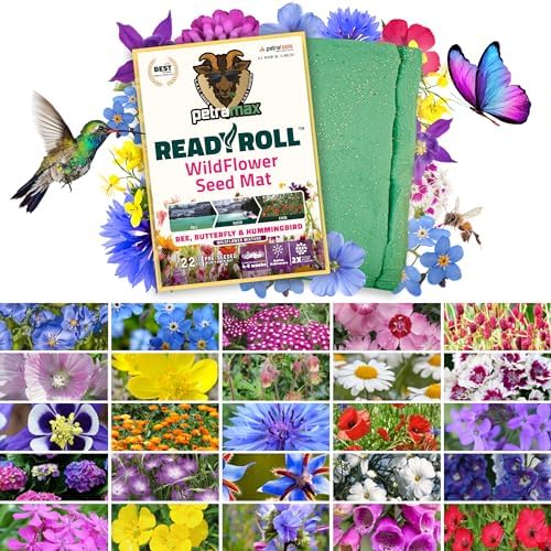 Garden Roll Out PreSeeded Flower Mats Add Beautiful