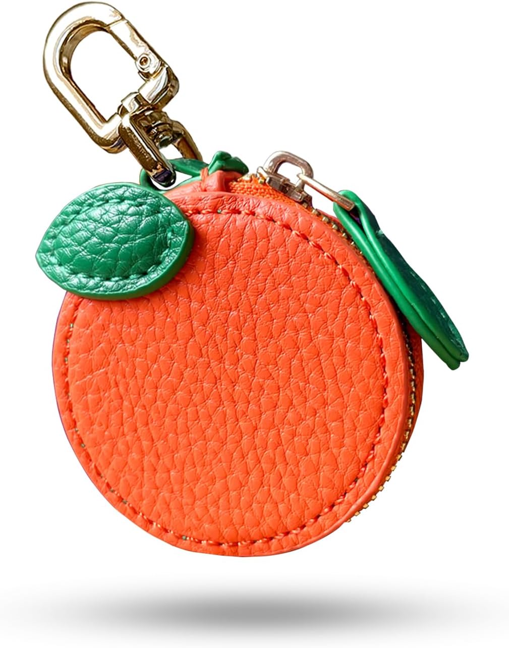 2.56 x 2.17 Inch Strawberry Fruit Bag Charm Cute Mini Coin Purse Keychain,Mini Leather Coin Pouch Change Purse for Backpack Decoration,Coin Strawberry Wallet Gifts for Girl Women