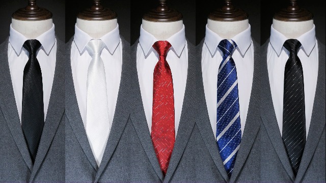 AUSKY 6 PACKS Men Necktie,Regular/Extra Long Adjustable Pre Tied