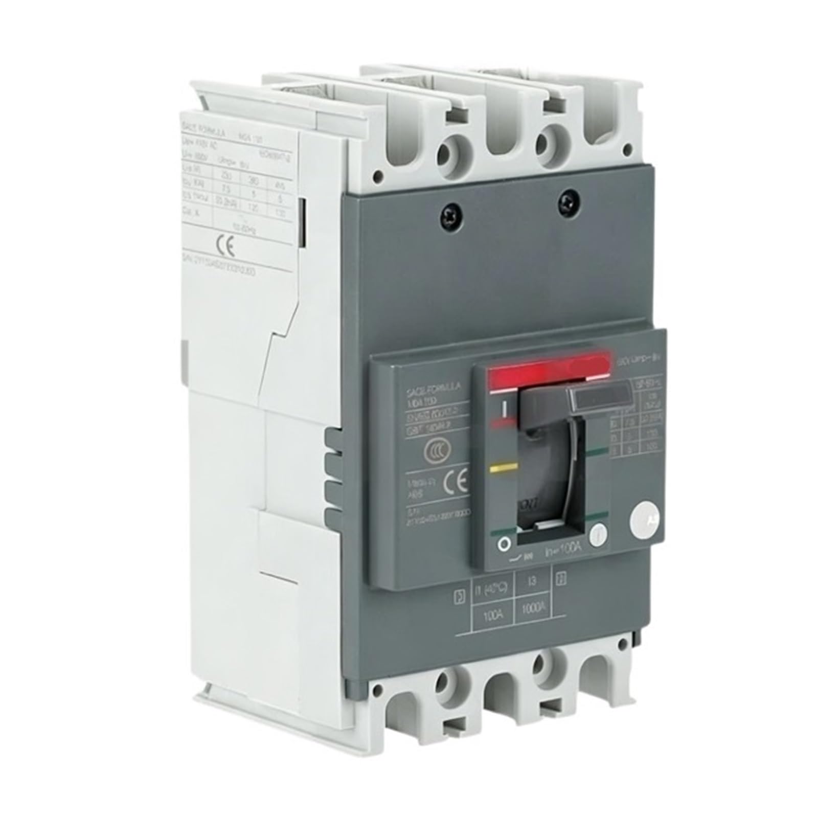 Disyuntor de caja moldeada M1A125 3P contra cortocircuitos en motores trifasicos