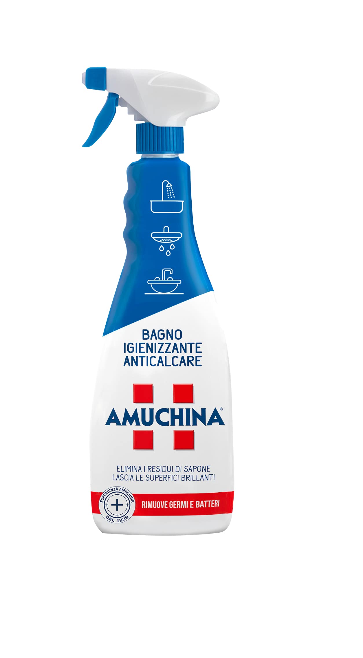 Amuchina Spray de baño higienizante antical, 12 botellas de 750 ml