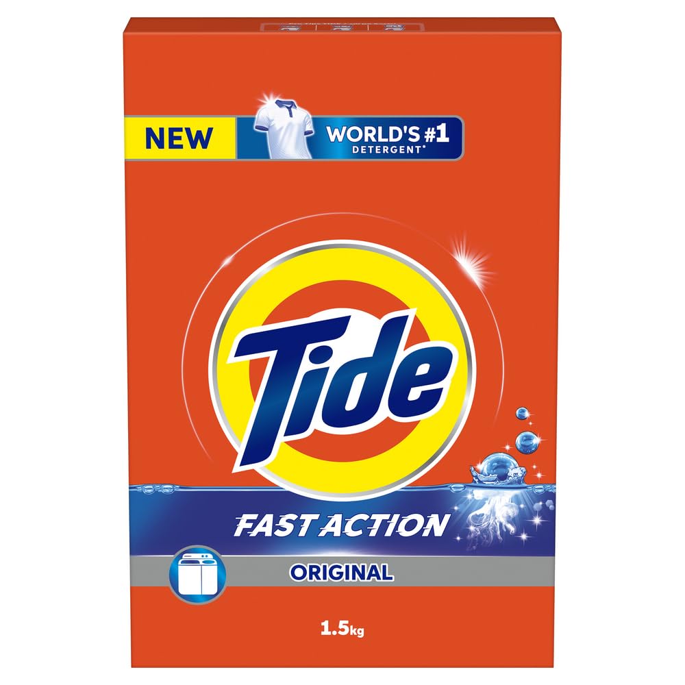 Fast Action Laundry Detergent Powder, 1.5 KG