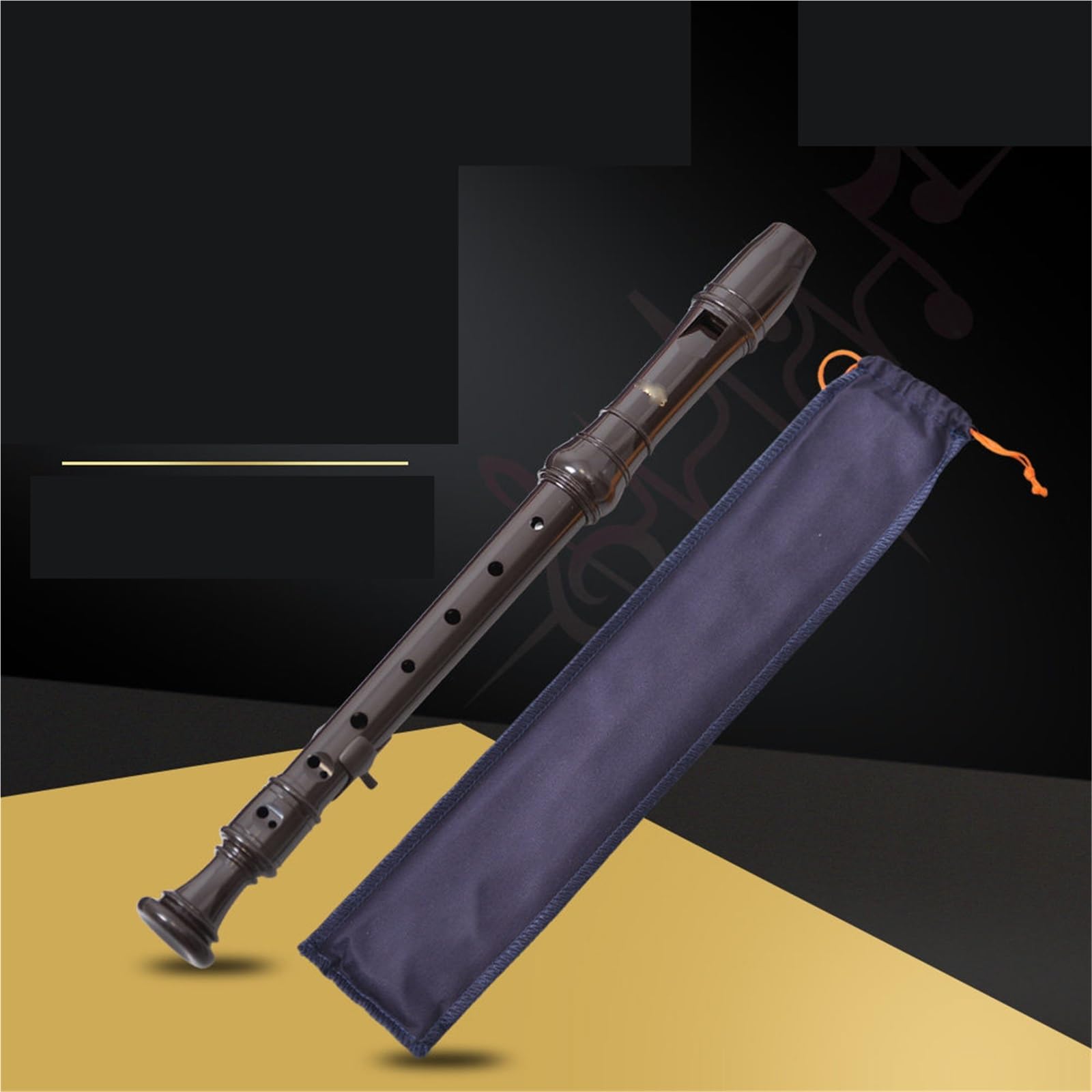 Flauto Dolce Professionale Flauto Dolce Soprano Professionale Inglese A 8 Fori Strumento A Fiato Nero