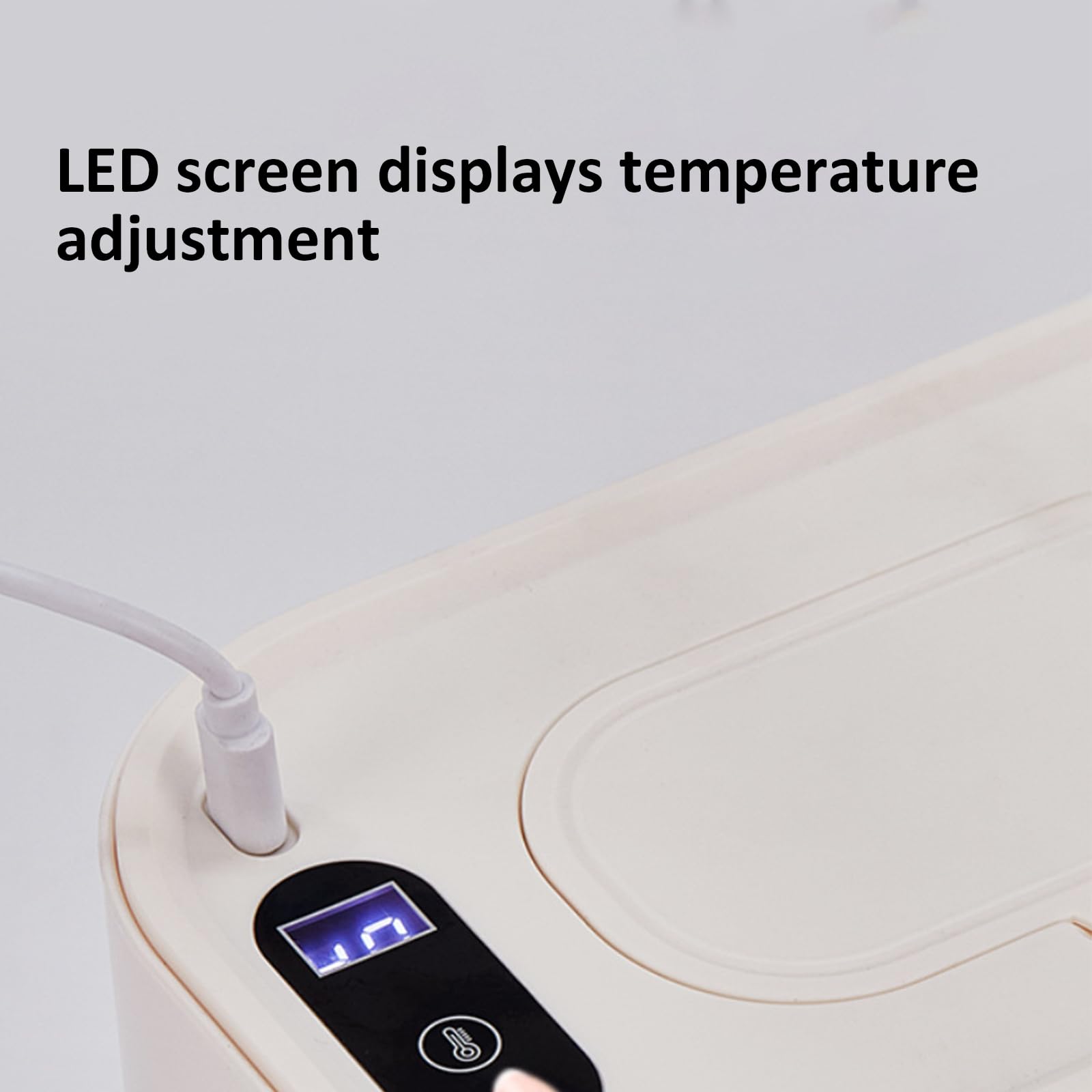 Scaldabagno portatile con 80, grande capacità, B | Temperatura costante, display a LED regolabile a 5 livelli, grande capacità può contenere 80, sicuro e portatile