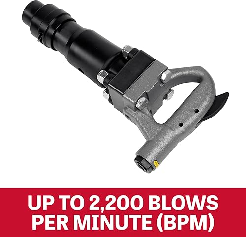 Miniatura 9 de JET Martillo astillador de 4 pernos, carrera de 4", vástago redondo (modelo JCT-3622)