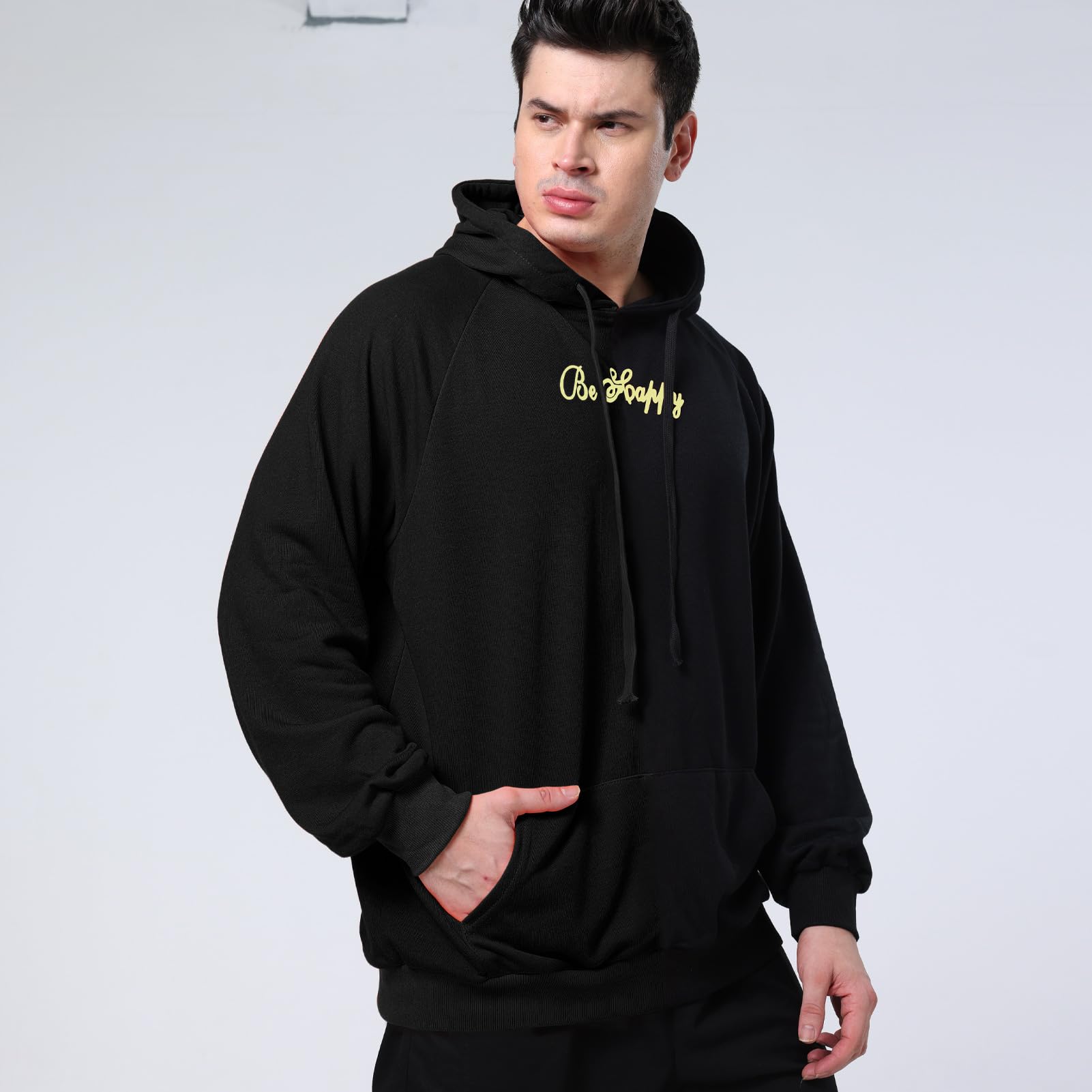 Hombre Sudadera con Capucha Deportiva Manga Larga Techwear Hip Hop Hoodie Casual Camisa de Entrenamiento