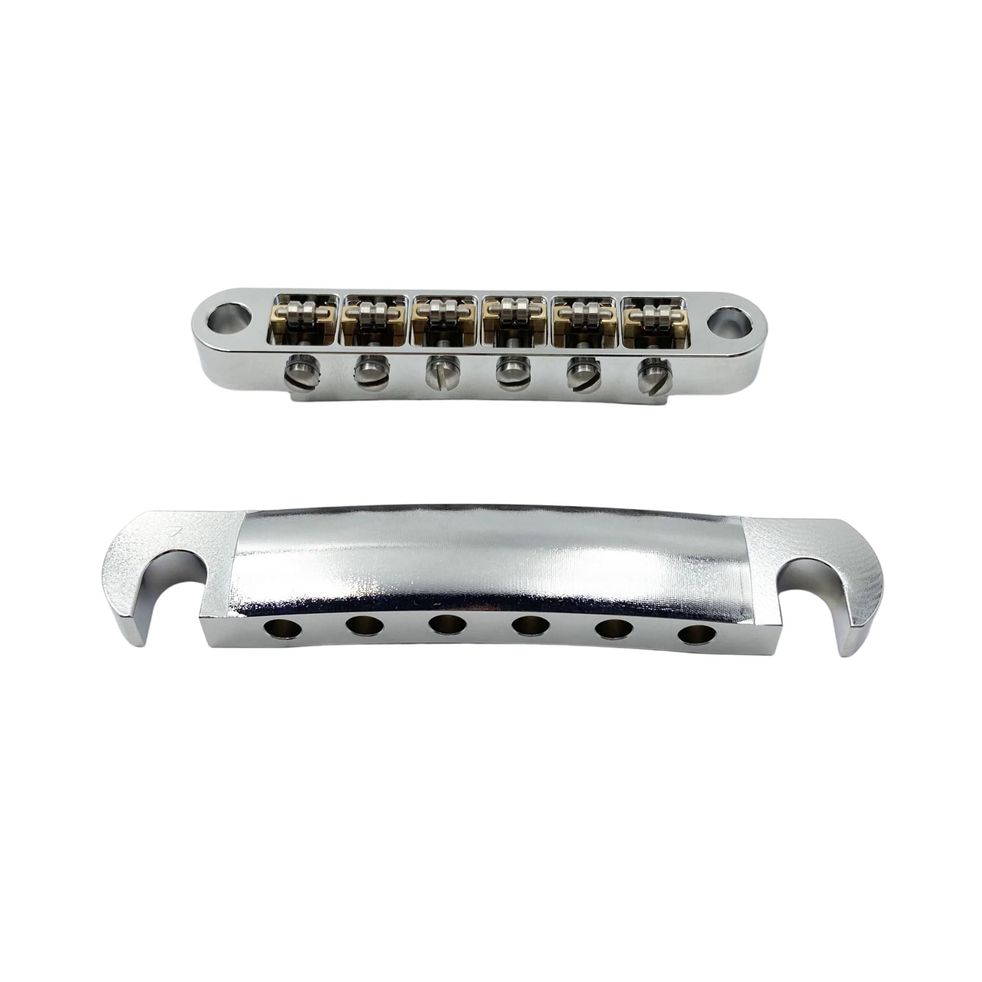 Latón/acero Inoxidable 6 Cuerdas Guitarra Eléctrica Bola Rodillo Práctica Accesorio Tailboard | Puente de guitarra
