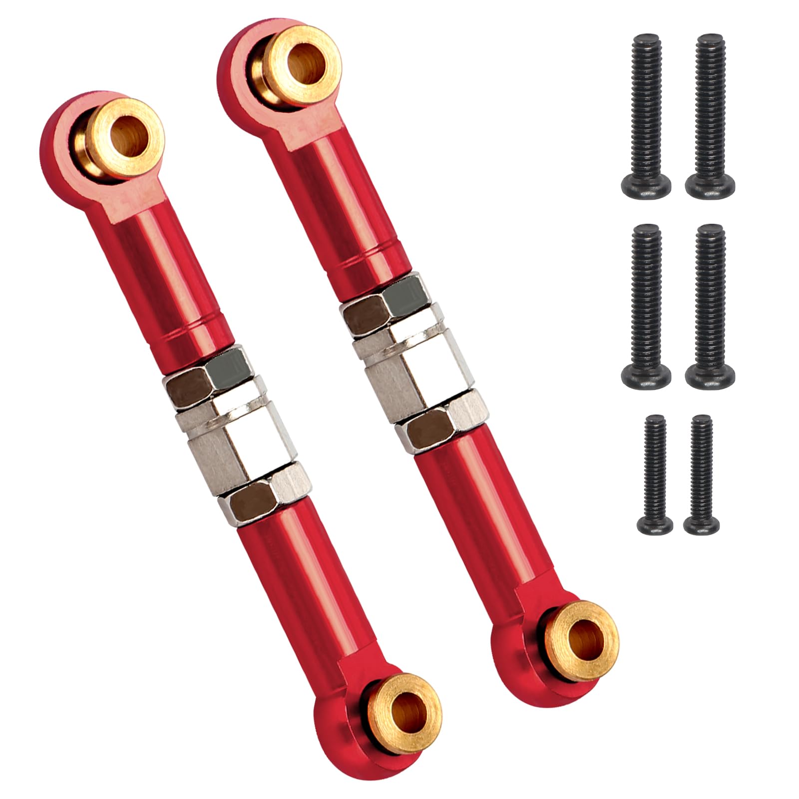 daitoku Upgrade Metal Steering Linkage Parts for 1/14 MJX Hyper Go H14BM 14209 14210 14431B