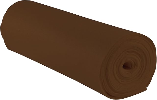 folia 520085  filc do majsterkowania, z delikatnej wełny, 1 rolka ok. 45 cm x 5 m, czekoladowy brąz, obróbka bez plam klejących  idealny do różnorodnych prac ręcznych