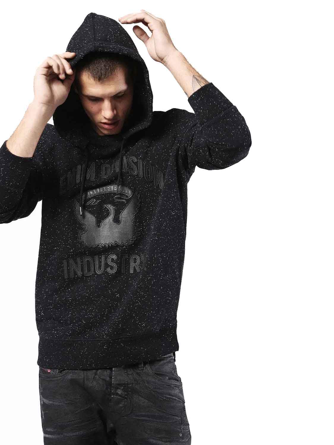 Diesel S-Joe-Hood-LR Felpa Sudadera con Capucha Hombre