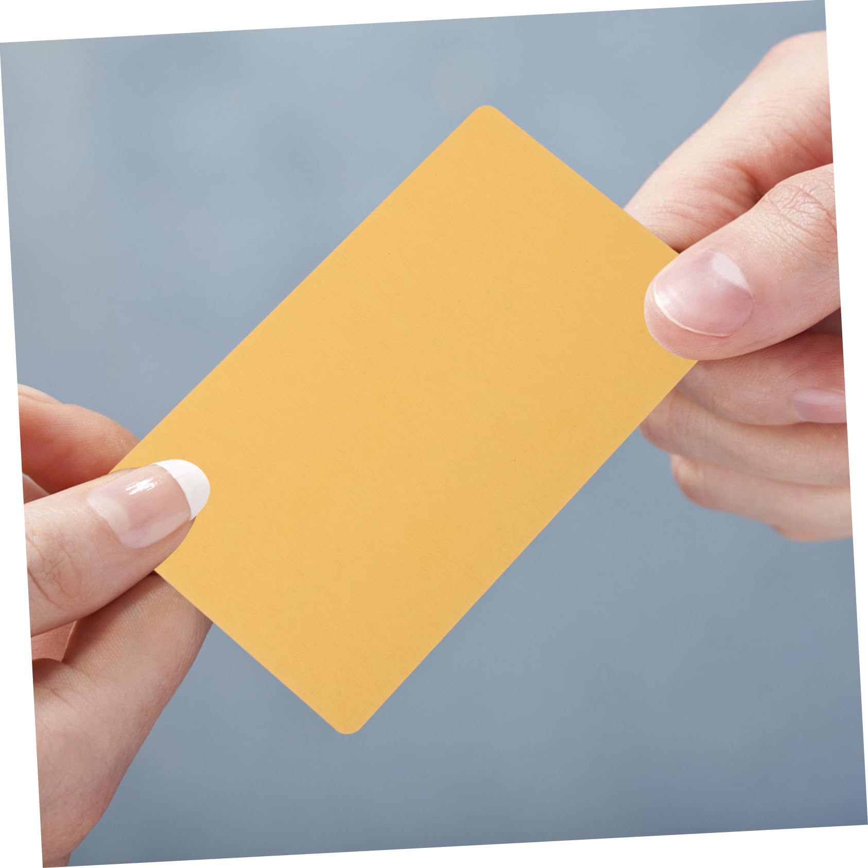5 Sätze Sublimationsvisitenkarte Aluminiumplatte Blankokarten Stempelkarten Aluminiumkarten Goldene Visitenkarte Visitenkarten Aus Aluminium Leere Metallkarte 100 Stück * 5