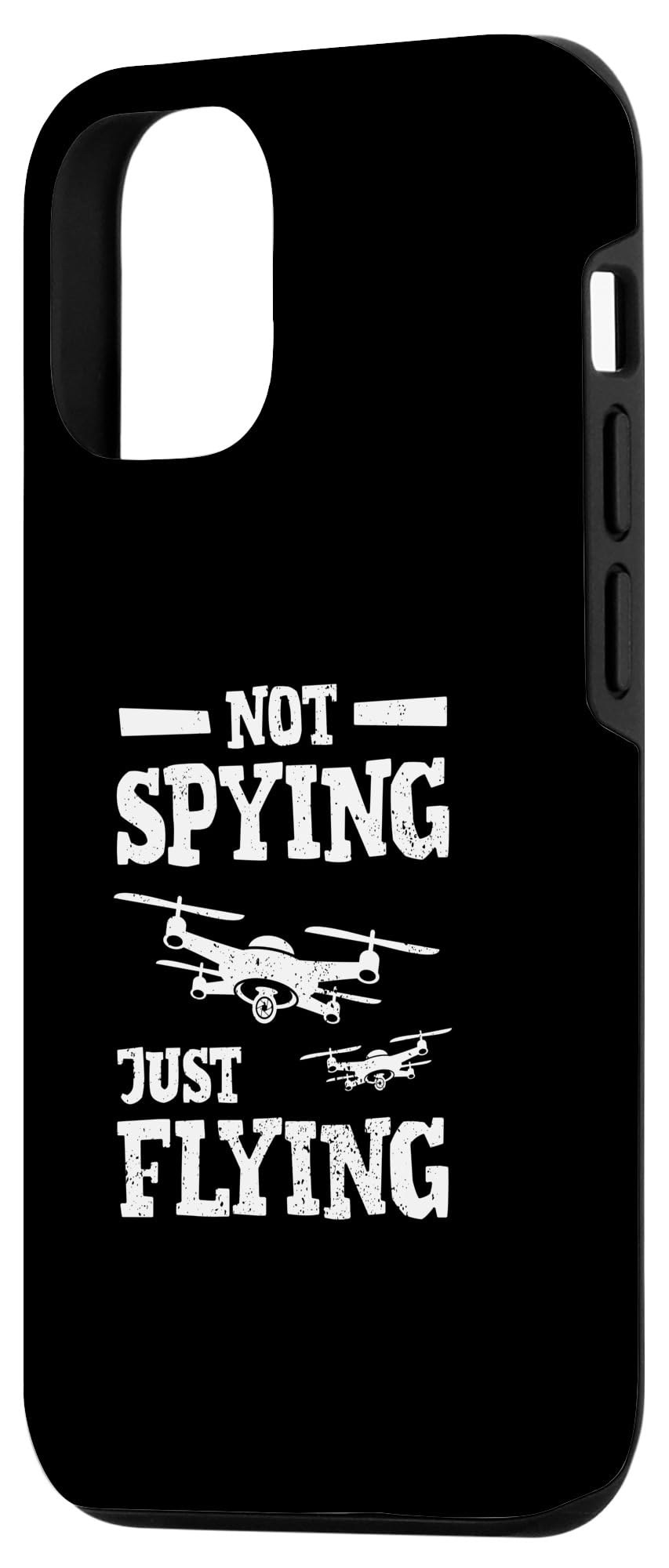 iPhone 12/12 Pro funny detective espionage secret agent spy enemies drone Case - Image 2