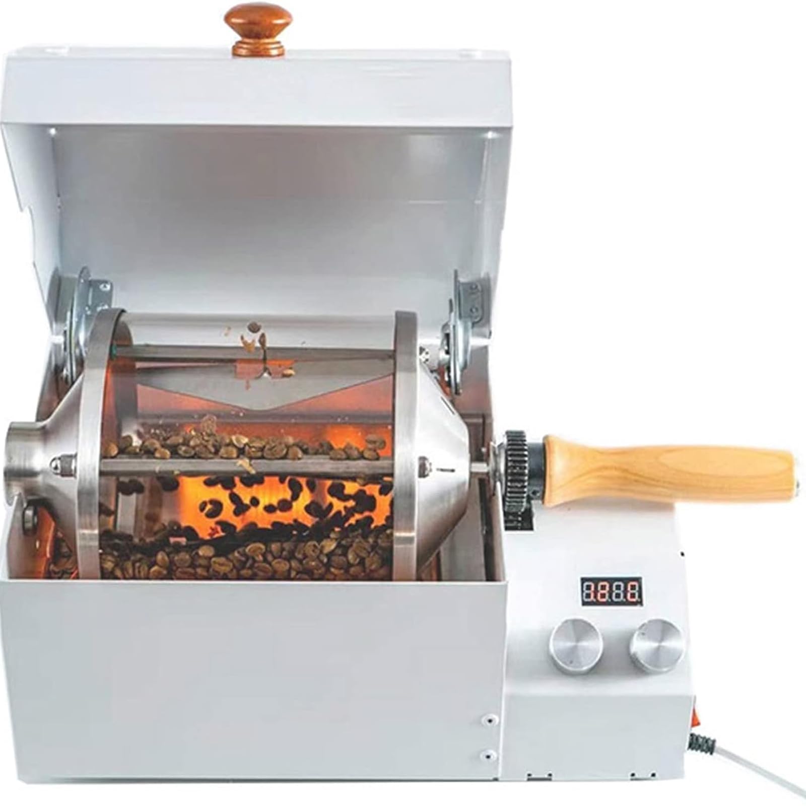 Tostatrice Caffè Elettrica CCGOT 1200W - Per Chicchi, Riso E Popcorn, Capacità 1500g - Foto 2