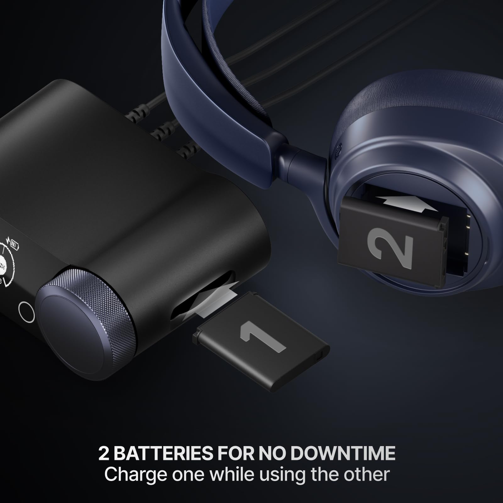 SteelSeries Arctis Nova Pro Omni Wireless, Midnight Blue, com ANC