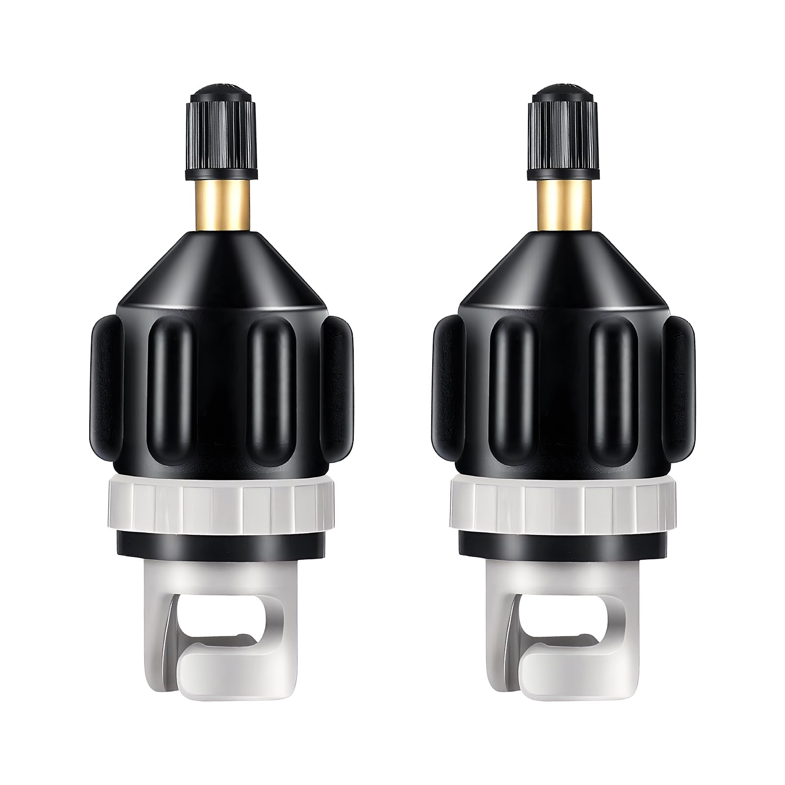 2 Piezas Adaptador de Válvula, Adaptador de Bomba SUP Inflable Adaptador Hinchador Paddle Surf Paddle Surf Inflador Accesorios para Tabla de Sup Botes Inflables Kayaks Colchón de Aire Paddle Board