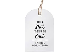 Take a Shot: Mini Alcohol Bottle Tags for Memorable Bachelorette & Bachelor Parties