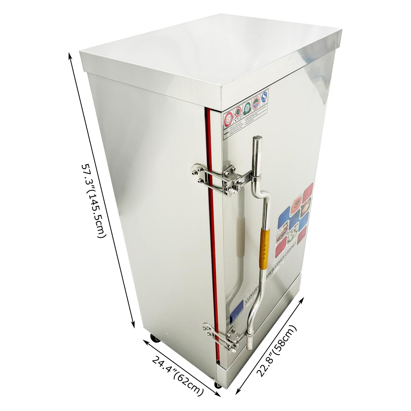 Vaporizador eléctrico comercial 12 bandejas cocina de vapor de acero inoxidable Horno de vapor eléctrico de alimentos 110V 12KW 5