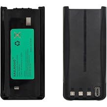 KNB-45L Battery Type-C Charging Port,Compatible with Kenwood NX-1200 NX-1300 TK-2200 TK-2312 TK-3312 TK-3200 7.4V Recharegable Battery Pack