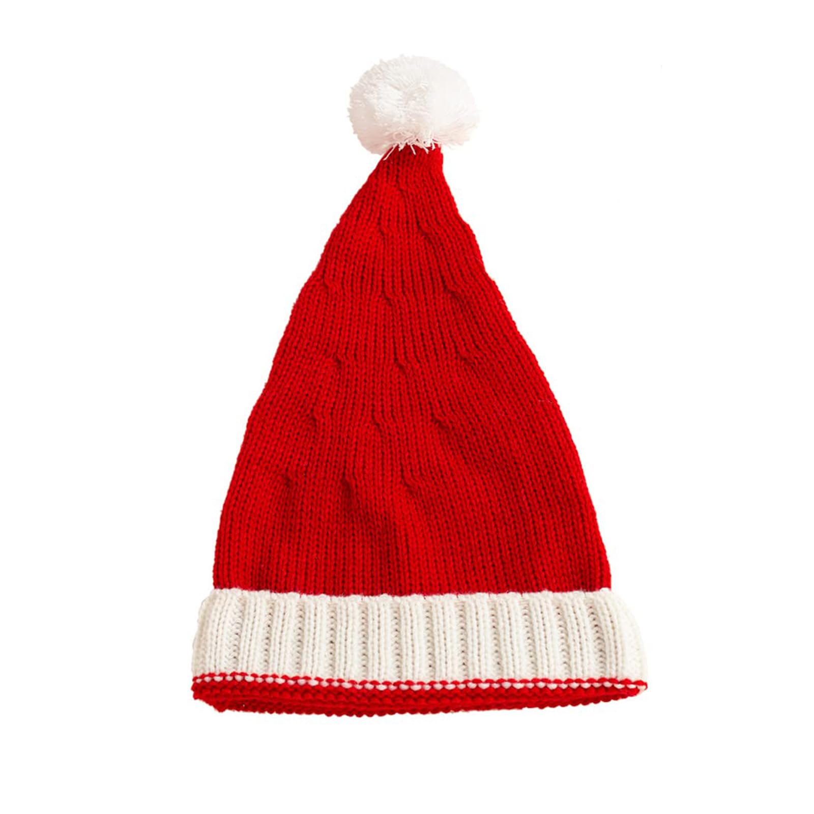 TERRIFI Christmas Hats, Santa's Knit Hat, Beanie Winter Hat, Soft Family Matching Xmas Hat Christmas New Year Gifts