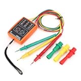 SM852B 3 Phase Sequence Tester,Phase Rotation Meter Checker 20Hz-400Hz,Phase Indicator Order Detector,Phase sequencer 60V to 600V AC with LED and Buzzer