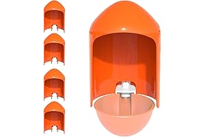 Chicken Feeder Cover | Anti-Roosting Cover for Large Chicken Waterer Cups (5 Pack)