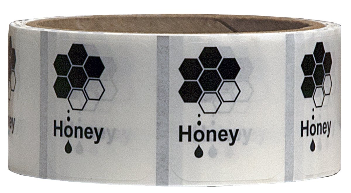 Mann Lake 250 Count Clear Distinction Labels, 1-7/16 by 1-5/16-Inch