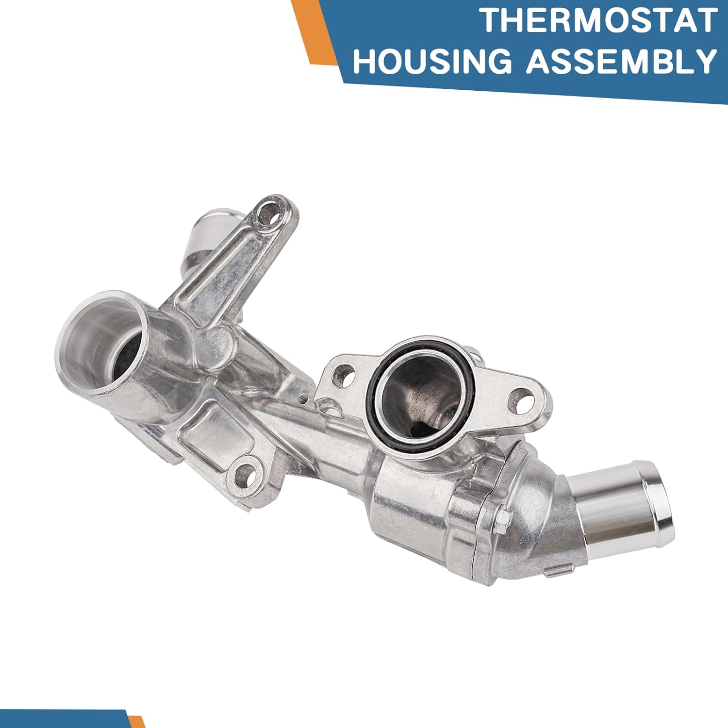 Coolant Thermostat Housing Assembly for Ford F150 Expedition Explorer Lobo Mustang Police Interceptor Utility Transit 150/250/350 for Lincoln Navigator 2011-2025 3.3L 3.5L 3.7L Replaces 902-1089