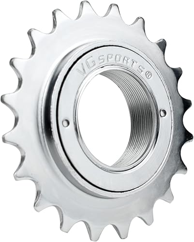 Miniatura 8 de VG SPORTS Rueda libre de bicicleta de una sola velocidad, 16T18T20T22T24T Compatible con piezas de repuesto Freehub tipo roscado de rueda libre de