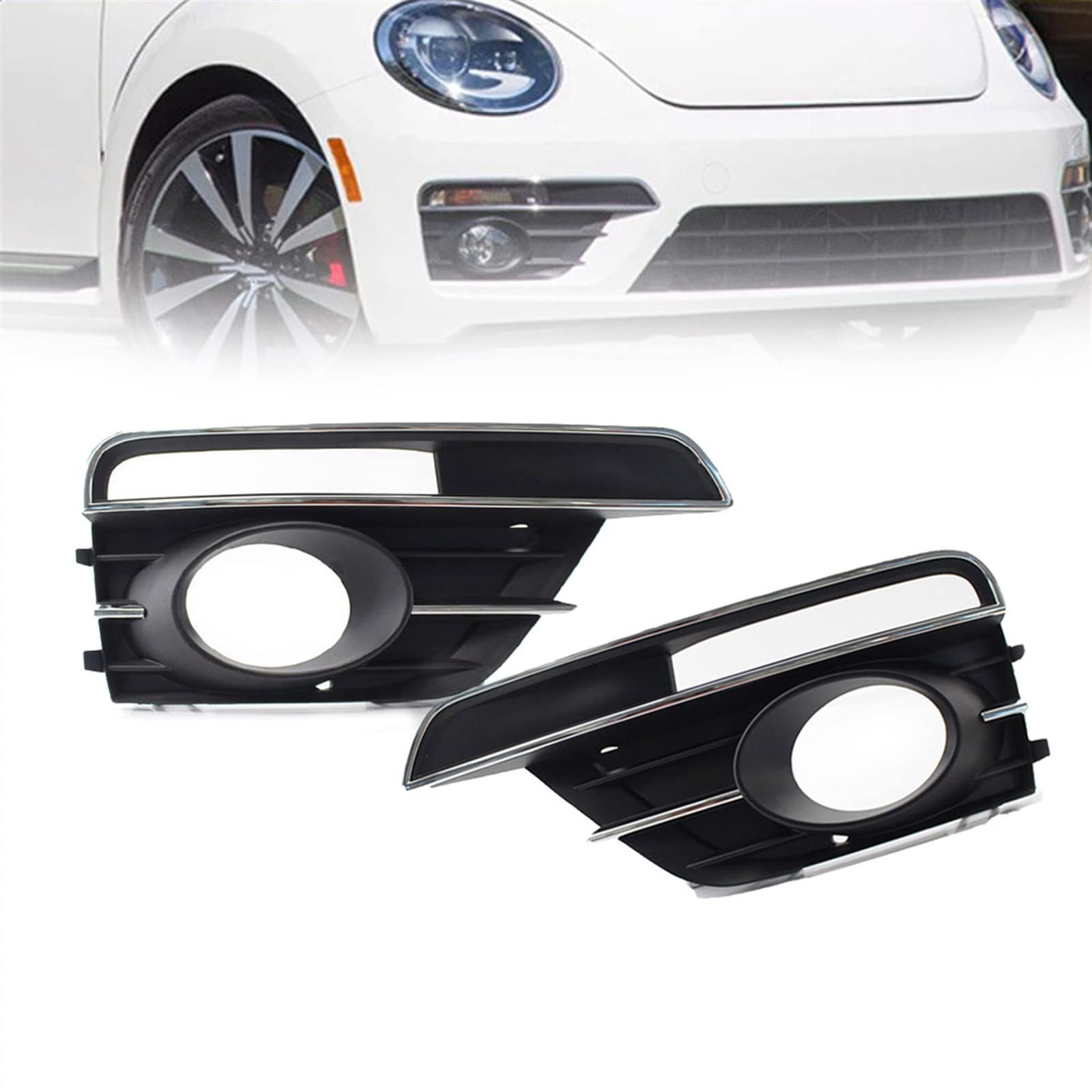 Cache antibrouillard VW Beetle 2016-2019 grille de remplacement 2pcs - 8