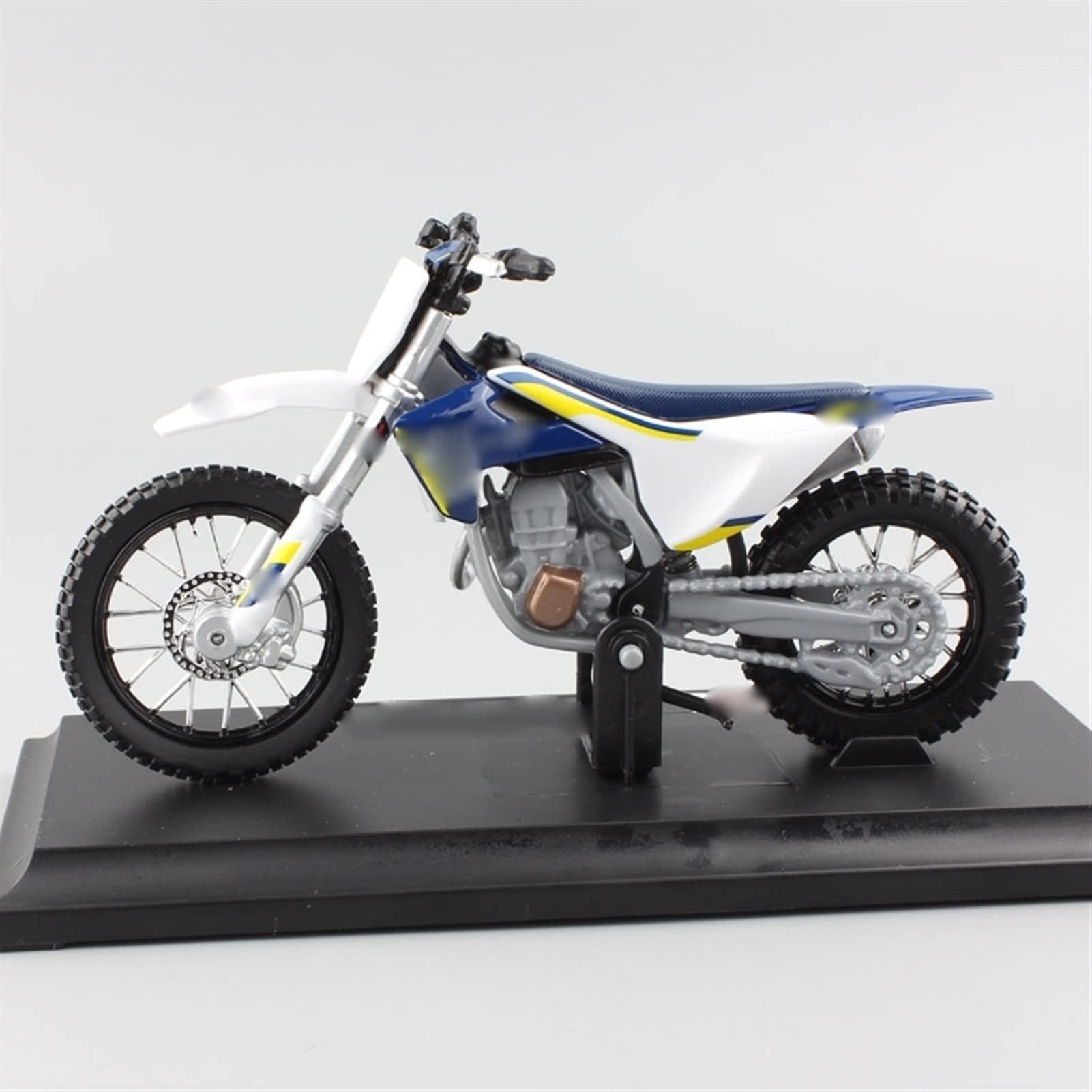 Scala 1/18 per H&usqvarna FC 450 Moto Enduro da Corsa Diecast Modello Dirt Bike Motocross off Road Replica Modello Giocattolo per Bambini