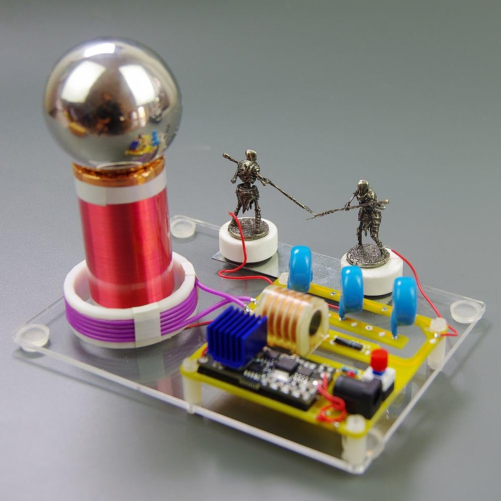 Table Tesla Coil DIY Kits High Voltage SGTC Spark Gap Telsa Coil Science Physic Educational Kits