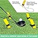 GoSports Golf HEX Track Swing Path Training Pylons - Fix Slices, Hooks, Alignment and More