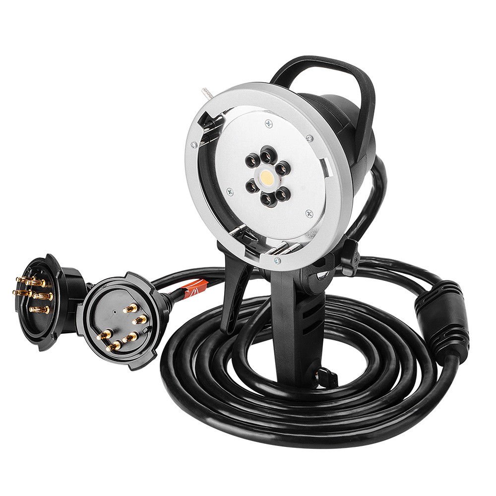 Extension flash headset AD-H1200B de 1200W con cable largo para estrobo AD600 8