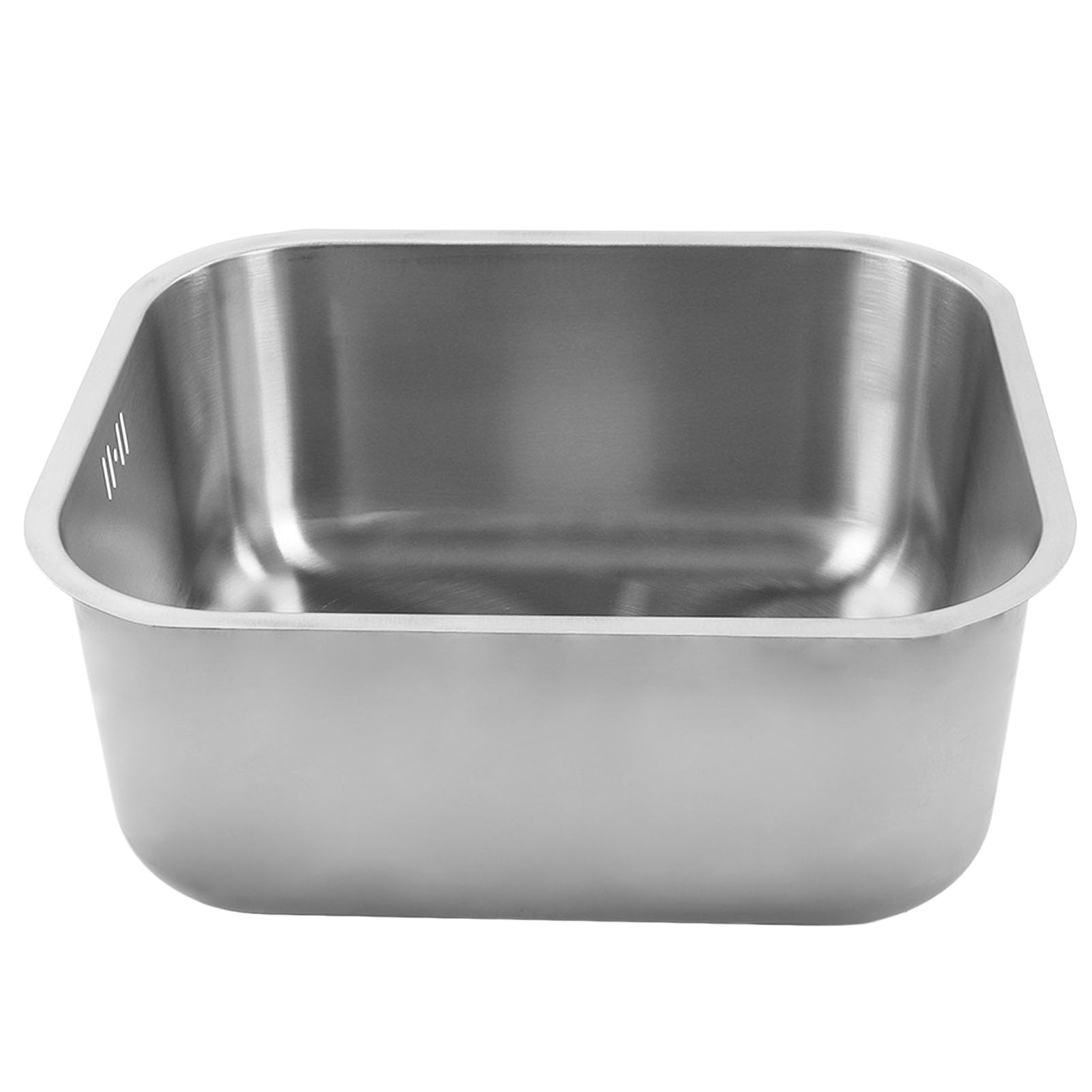 RV umywalka umywalka 430 x 370 x 180 mm stal nierdzewna o dużej pojemności