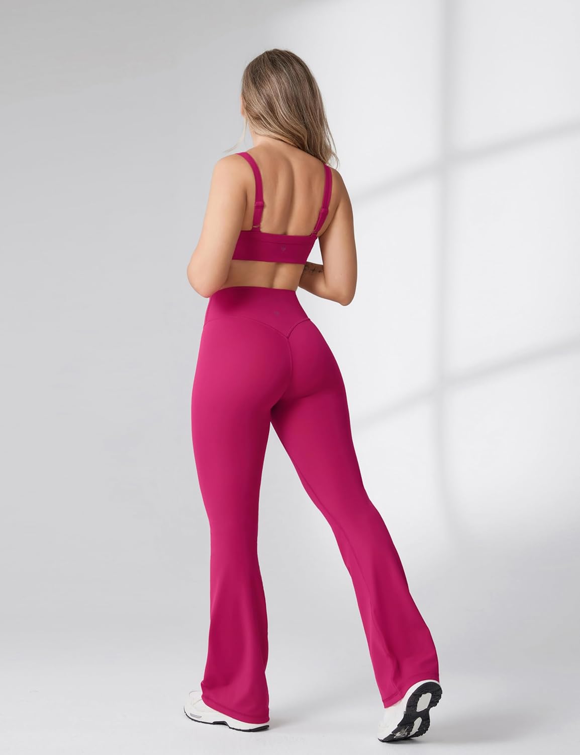 Hugcurve No Front Seam High Waisted Flare Leggings for Women Bootcut Yoga Pants Buttery Soft - 29.5''/31.5''/33.5'' - Image 3