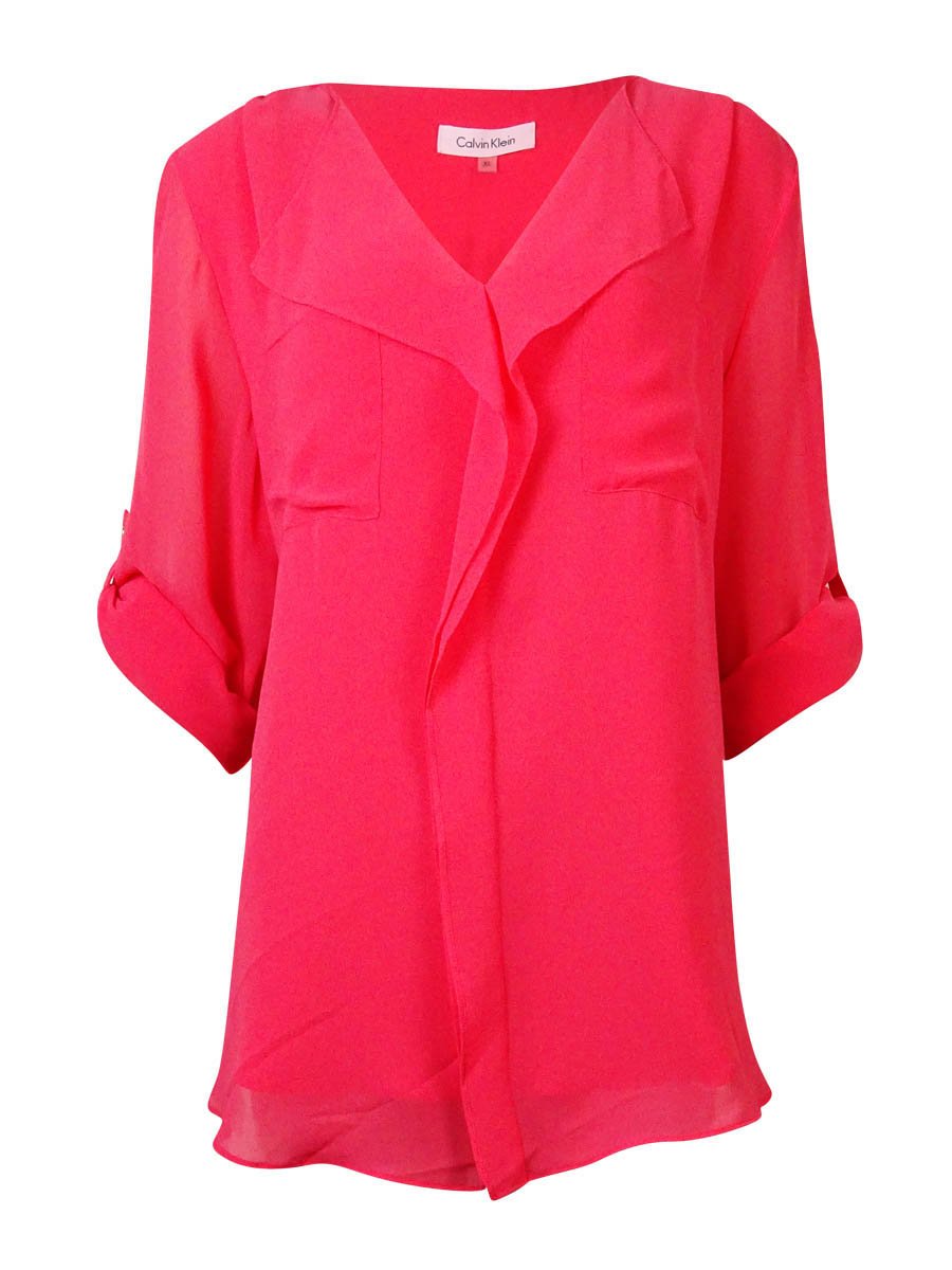 Calvin Klein Women's Ruffle Top
