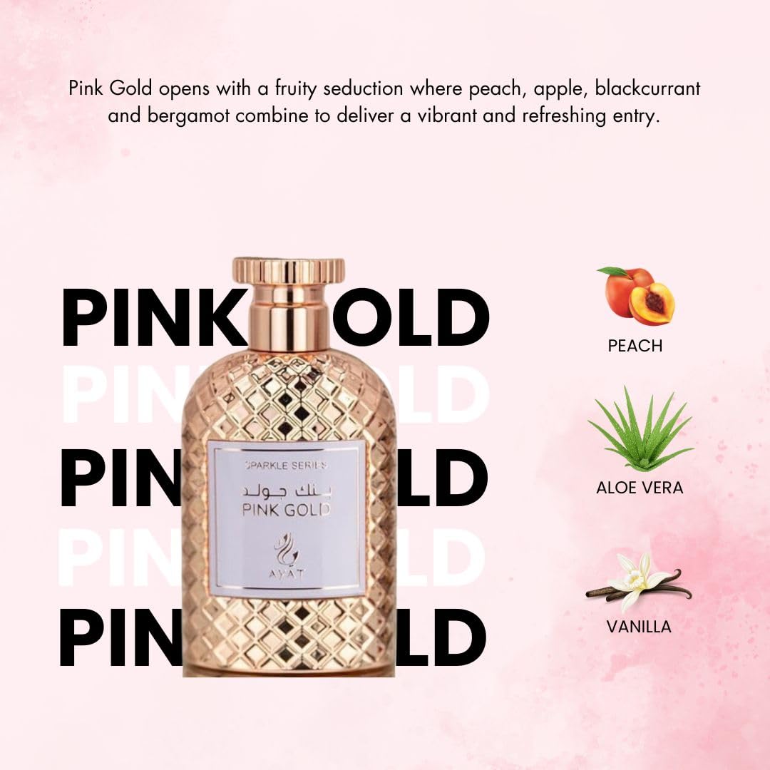 Ayat Perfumes Pink Gold Eau de Parfum 100ml | Luxury Arabian