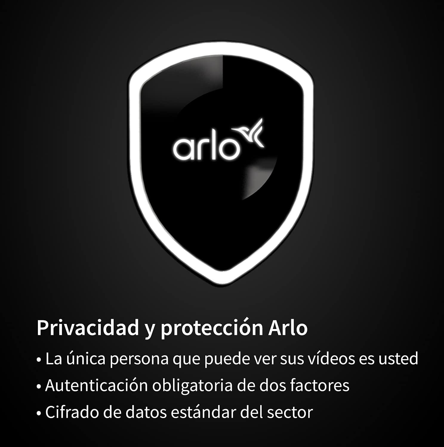 Arlo Cable De Carga Magnético 7,6 m, Blanco, Solo Compatible Con La Cámara WiFi Essential (+XL), Para Exteriores, Arlo Accesorio Certificado, VMA3700