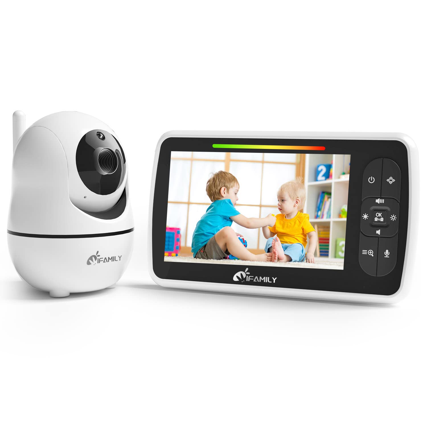 Buy Baby Monitor with Camera and Audio iFamily 5 inch Video Baby