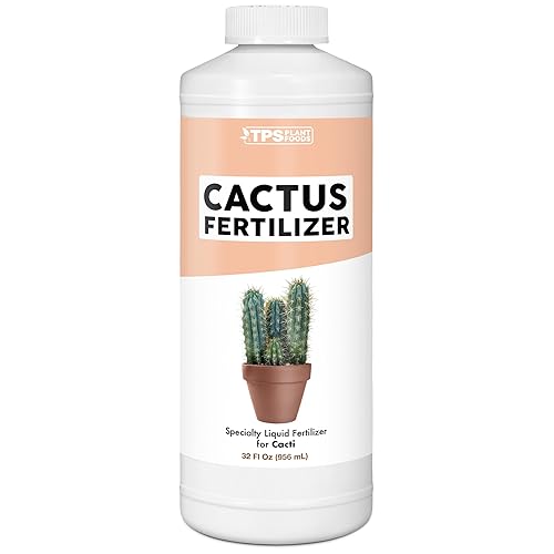 Fertilizante de cactus para cactus y todas las plantas del desierto, alimento líquido para plantas, 32 onzas (1 cuarto de galón)