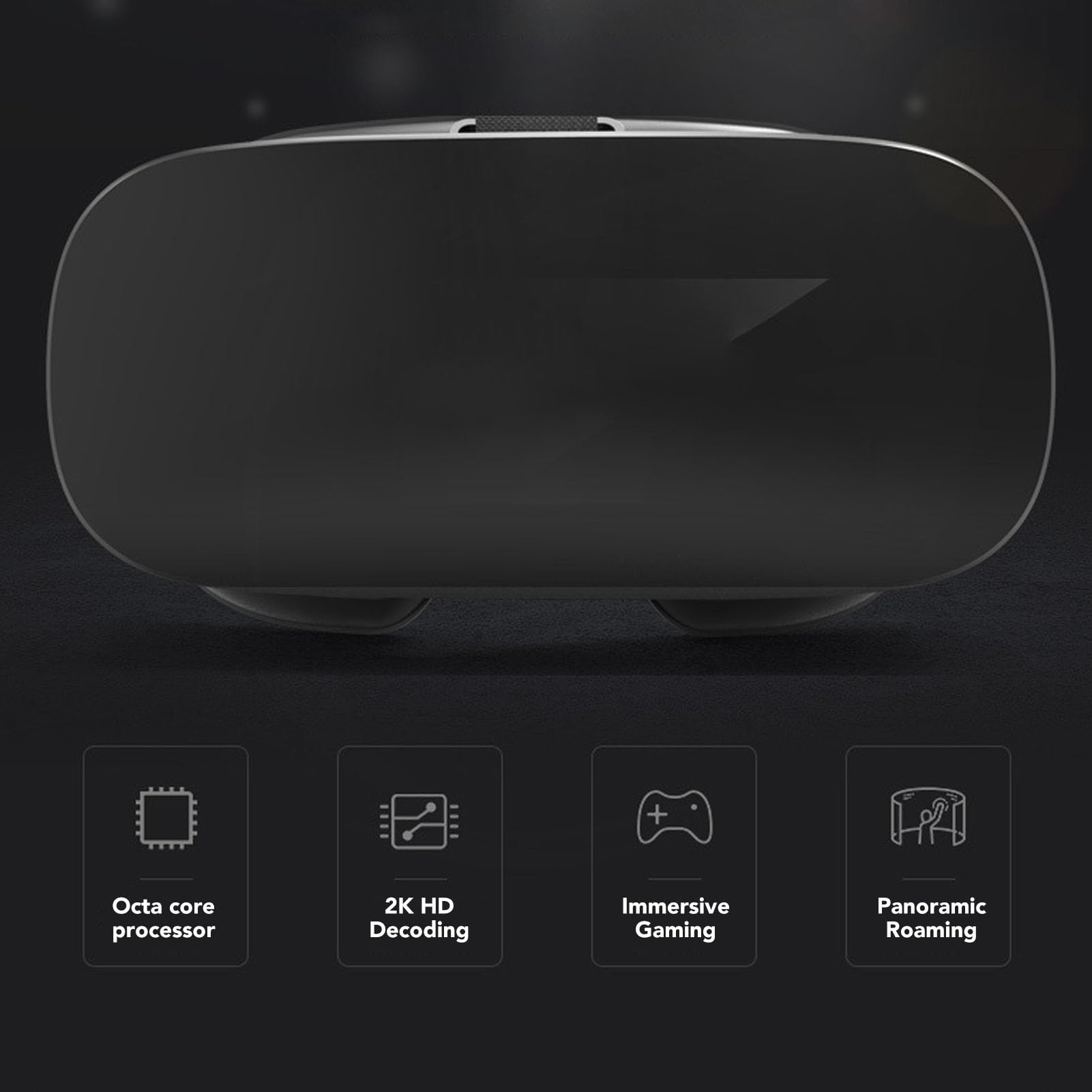 Cuffie per realtà Virtuale, 2.4G / 5G WiFi Bluetooth Occhiali 3D VR Cuffie per realtà Virtuale VR, Rilevamento del Corpo a Nove Assi, Connessione OTG per Film Giochi Occhiali VR