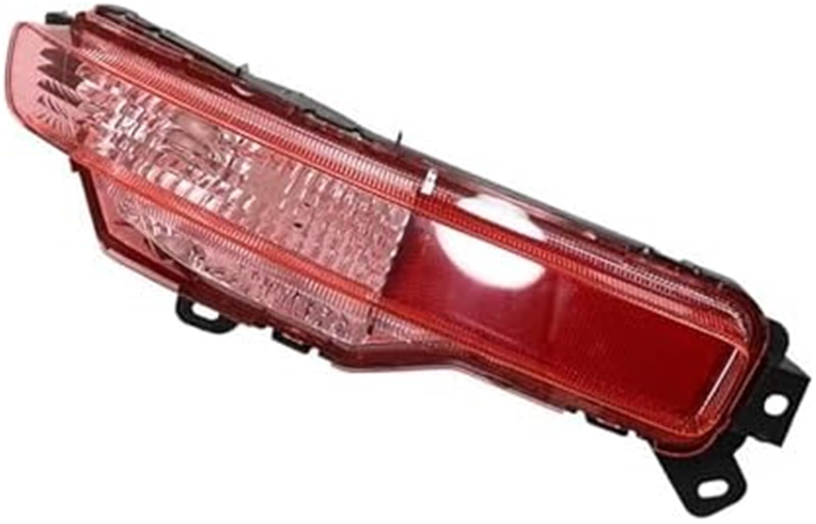Tylne światło przeciwmgielne, dla Infiniti, dla Qx50 J50 2014 2015 2016 2017 zderzak samochodowy reflektor hamulca 265501BA1A 265501BA1C Lampka odblaskowa ostrzegawcza zderzaka(BLACK 1 pair)